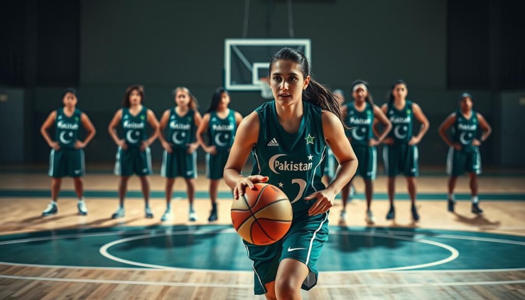 pemain bola basket wanita Pakistan