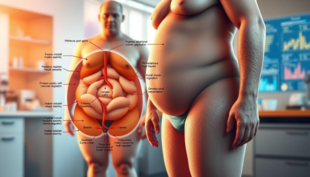 hubungan obesitas dengan diabetes