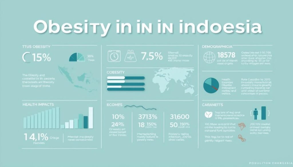 statistik obesitas di Indonesia