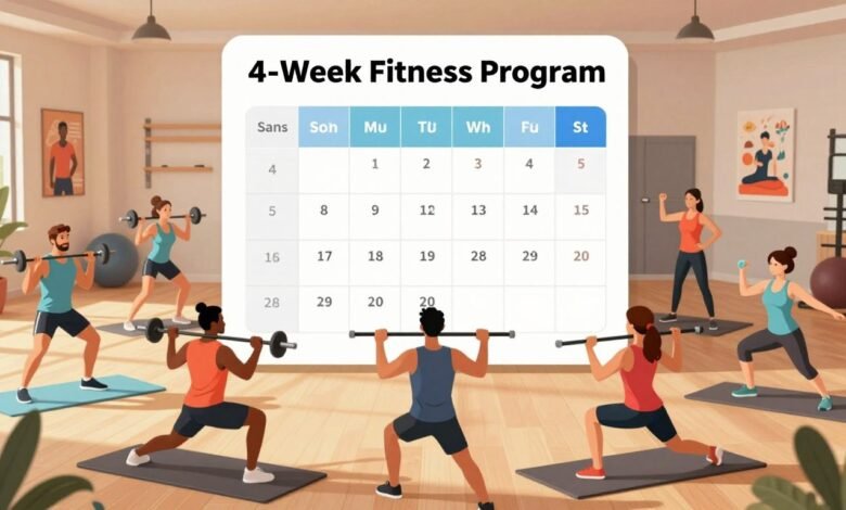 program kebugaran 4 minggu